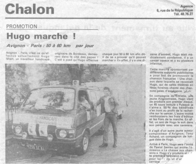 Une étape de la marche (Chalon)